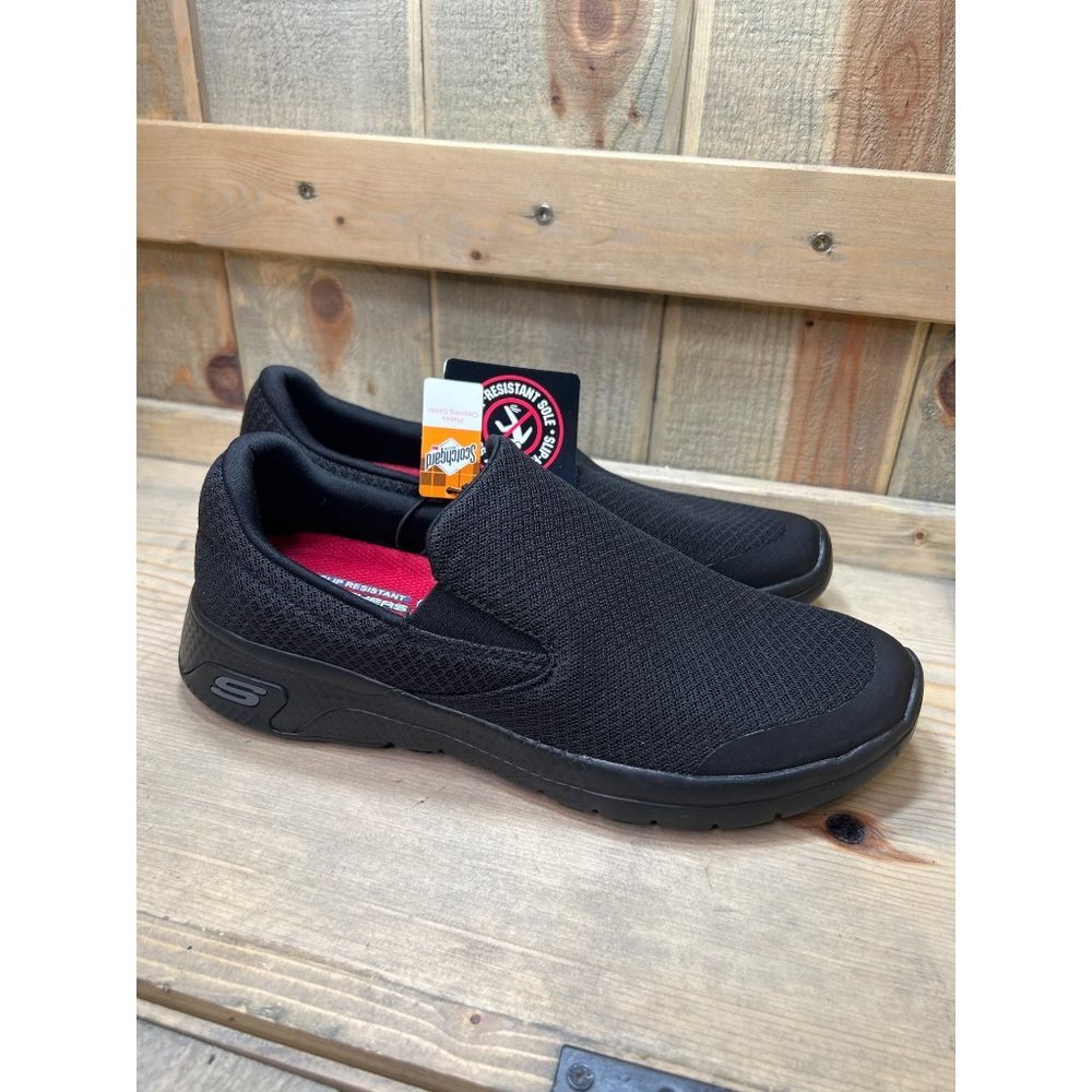 US9.5 Skechers Work Marsing SR Women's Shoes Slip Resistant Memory Foam Slip On - Picture 3 of 7